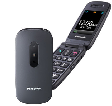 PANASONIC KX-TU446 TELEFON KLAPKA DLA SENIORA SOS