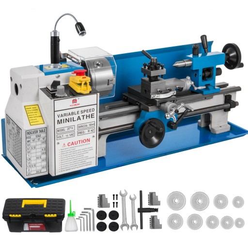 VEVOR Tokarka Do Metalu 7x14cal 550W 2500RPM
