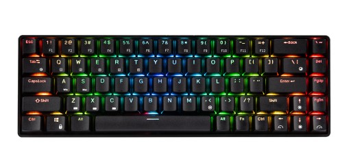 KLAWIATURA BEZPRZEWODOWA MECHANICZNA MAŁA BT + USB