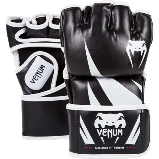 RĘKAWICE MMA CHALLENGER - CZARNY/BIAŁY VENUM L/XL CZARNY/BIAŁY