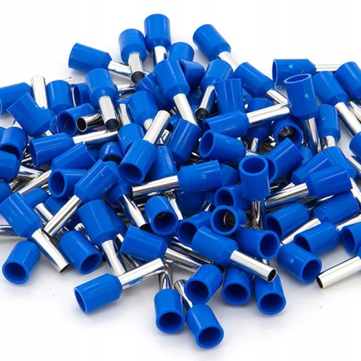 KOŃCÓWKA TULEJKA KABLOWA IZOLOWANA 2,5-8mm TULEJKI IZOLOWANE 100 szt.