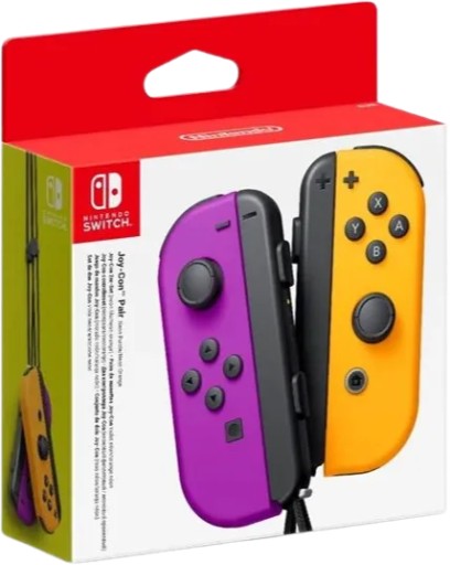 KONTROLERY JOY CON PAIR PURPLE ORANGE SWITCH