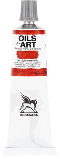 Farba olejna Oil for Art 60ml 16. Cynober jasny