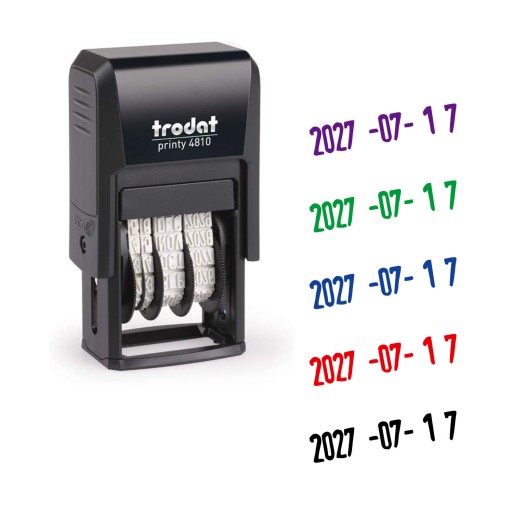 Datownik Trodat 4810 data ISO - kolorowy tusz