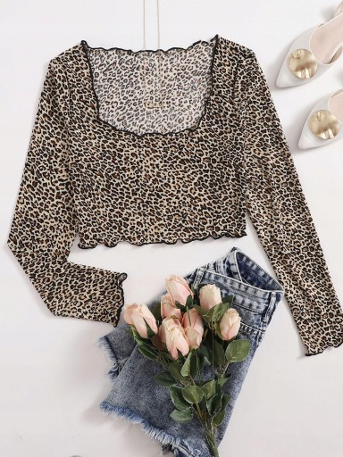 SHEIN BLUZKA DAMSKA BEŻOWA PRINT CASUAL 34