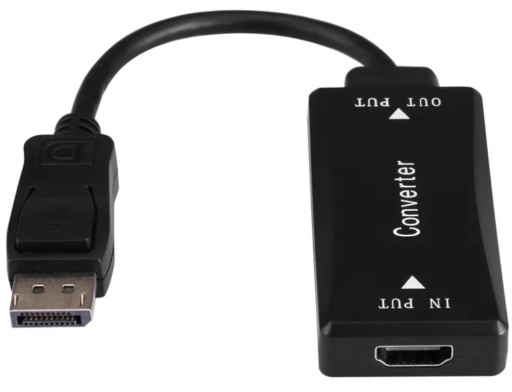 Konwerter HDMI do DisplayPort Adapter DP 4K 30Hz