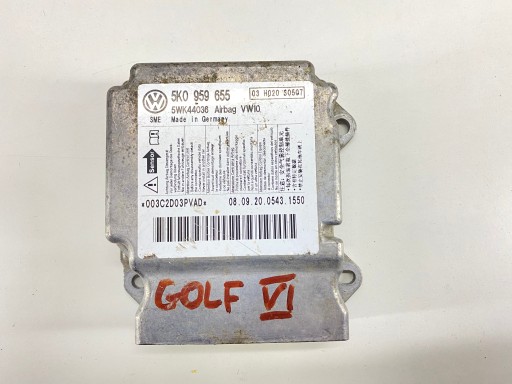 Moduł sensor poduszek airbag VW Golf VI 5K0959655