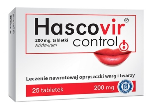 Hascovir Control, 25 tabletek