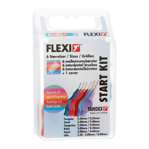 TANDEX Flexi KIT zestaw startowy 6 szczoteczek m/z
