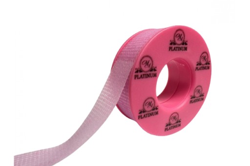 Taśma perforowana papierowo-żelowa do przedłużania rzęs różowa PLATINUM