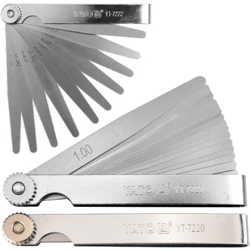 SZCZELINOMIERZ 17 LISTKÓW 100mm 0,02-1mm YT-7220 YATO