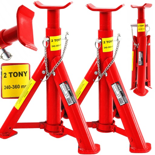 KOBYŁKI PODSTAWKI PODPORY SAMOCHODOWE KOZIOŁKI DO PODNOŚNIK 2T TONY 2szt
