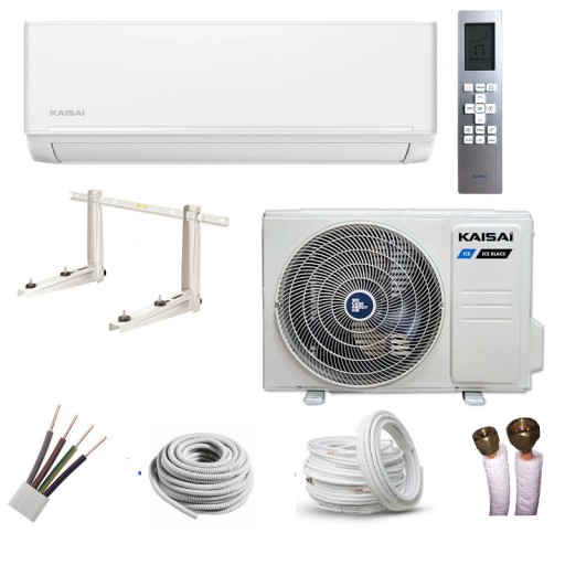 Klimatyzator Kaisai Ice White 3,5kW WiFi biały zestaw montaż