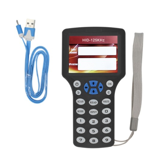 LCD Czytnik czytnika UID Zasilany z baterii