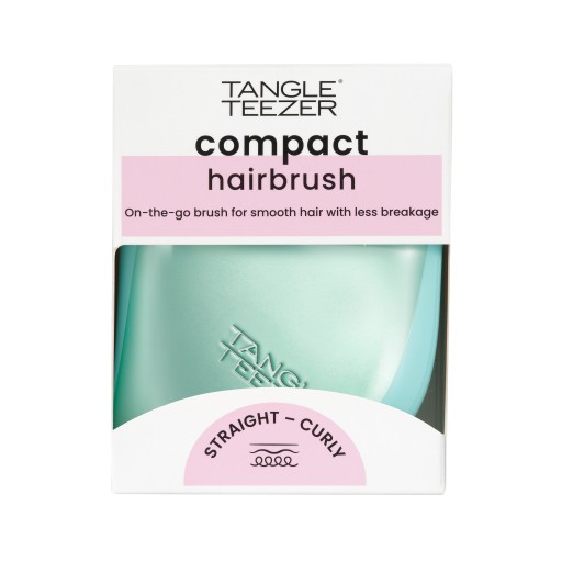 TANGLE TEEZER SZCZOTKA DO WŁOSÓW COMPACT STYLER FROSTED TEAL CHROME BLUE