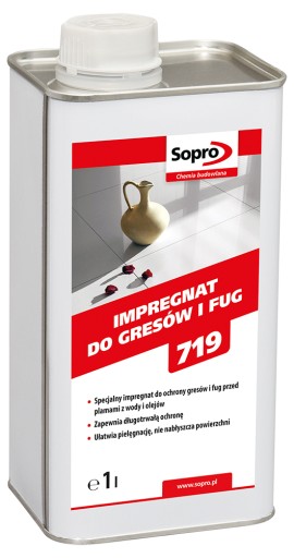 SOPRO 719 1L - Impregnat do gresów i fug