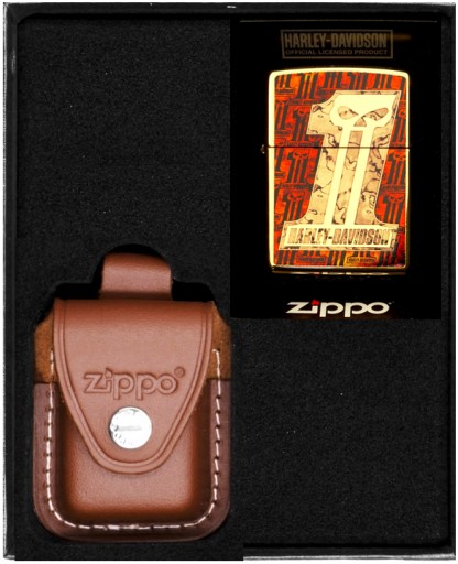 Zestaw ZIPPO Zapalniczka HARLEY DAVIDSON ONE prezentowy*nr2
