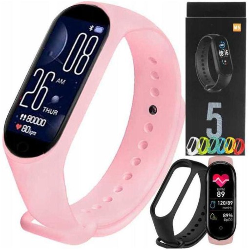 SMARTBAND M5 SMARTWATCH OPASKA PULS KROKI ROZMOWY