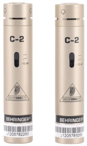 Mikrofon kondensatorowy pojemnościowy overhead Behringer C-2 Stereo 2 szt.