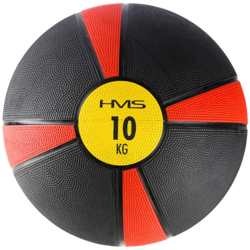 GUMOWA PIŁKA LEKARSKA HMS 10KG FITNESS CROSSFIT