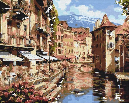 Malowanie po numerach Paint it! Miasteczko 40x50