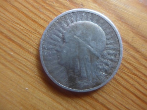 2 ZŁ. MONETA ZE SREBRA Z 1933 r.