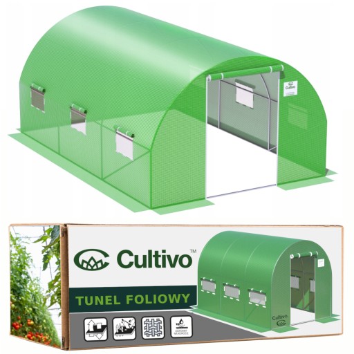 Tunel Foliowy uv-4 Ogrodowy foliowy 2,5x4x2 Planer Ogrodowy Gratis