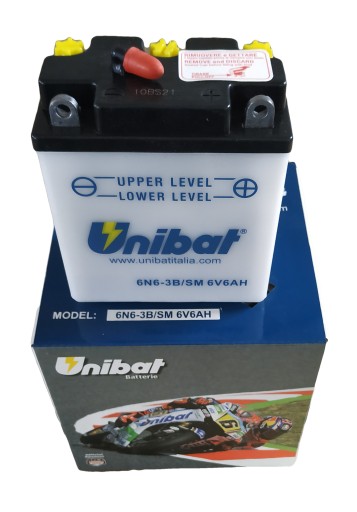 Akumulator motor UNIBAT 6N6-3B 6Ah 6V