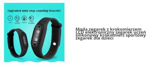 Zegarek z krokomierzem