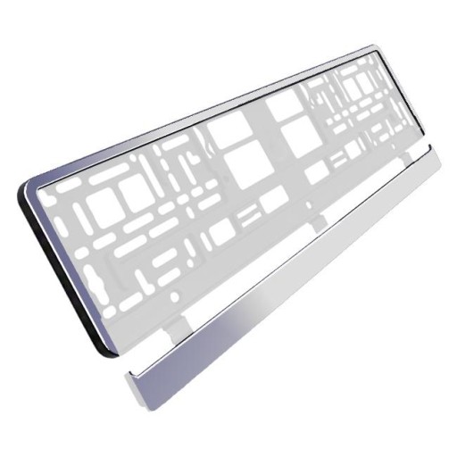 Ramka pod tablicę rej PL UE z atestem CHROM POŁYSK