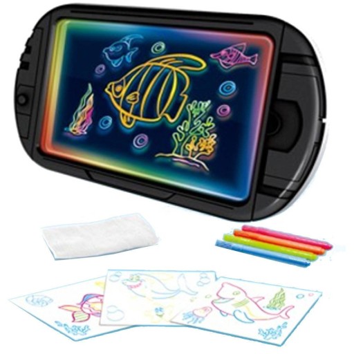 TABLET RAMKA RYSOWANIE MALOWANIE ŚWIECĄCE LED