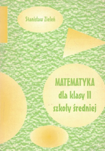 Matematyka 2 Stanisław Zieleń Nowik