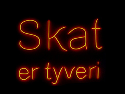 Nskat Neon Skat er tyveri 80x70 cm pomarańczowy
