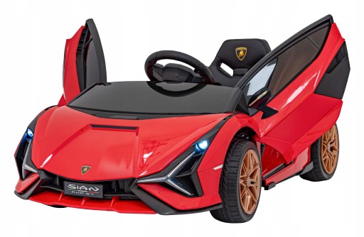 LAMBORGHINI SIAN AUTO NA AKUMULATOR DLA DZIECI + PILOT 4 SILNIKI