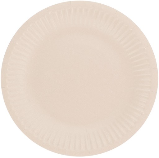 Talerzyki Papierowe RÓŻOWE Jasne Urodziny Roczek Party 18cm 6szt.