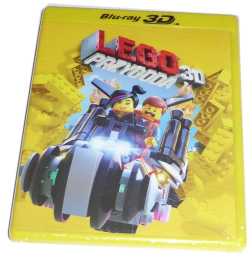LEGO PRZYGODA 3D + 2D BLU-RAY - NOWY W FOLII
