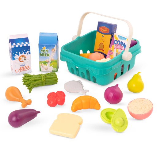 B.TOYS Koszyk na zakupy z akcesoriami - produkty spożywcze, sklep