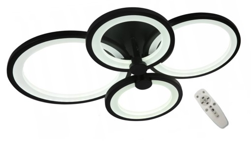 LAMPA LED PLAFON SUFIT ŻYRANDOL PILOT 4x RING