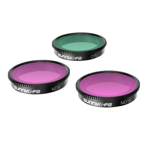 SUNNYLIFE ZESTAW 3 FILTRÓW CPL+ND8+ND16 DO KAMERY SPORTOWEJ INSTA360 GO 3/2
