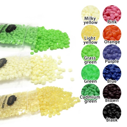Wosk do Depilacji Nóg Bikini 100g Twardy Dropsy