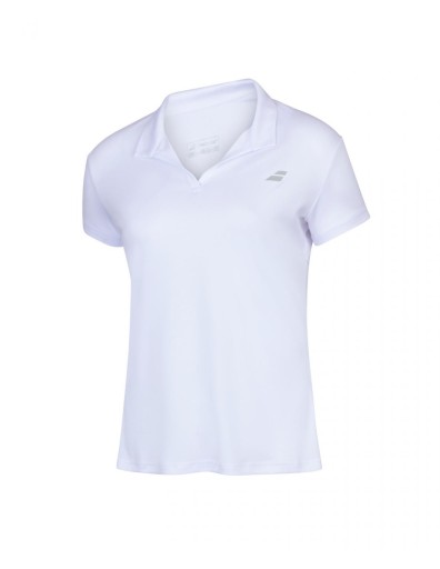KOSZULKA BABOLAT PLAY POLO GIRL WHITE 140