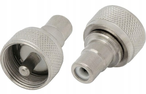 Adapter Przejście Wtyk anteny CB - Gniazdo RCA