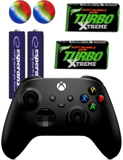 Pad XBOX ONE SERIES PC CZARNY KARBON KONTROLER 1914 SOLIDNA JAKOŚĆ