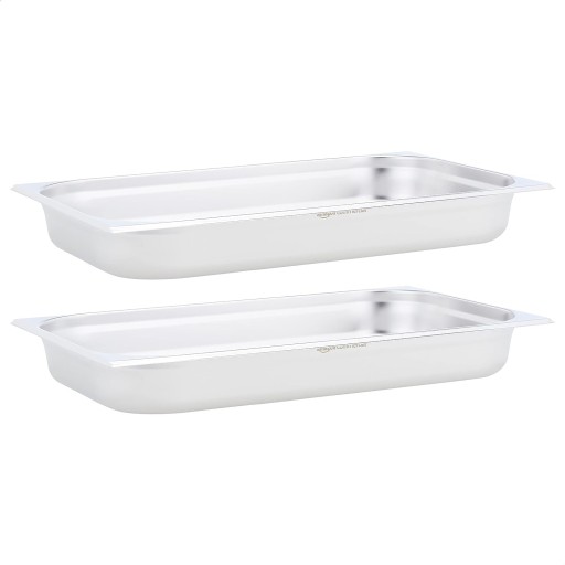 2 x Pojemnik GASTRONOMICZNY 65 mm GN 1/2 STAL do bemaru AMAZON