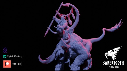 Beastlord on Boulderskull Sabertooth Collectibles