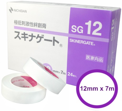 24x NICHIBAN taśma SKINERGATE do rzęs 1,2cm x 7m