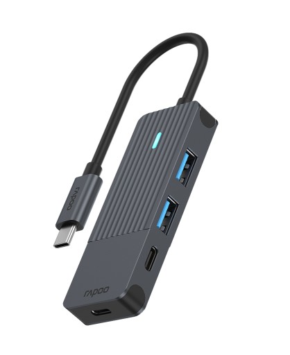 RAPOO HUB USB C / 2x USB-A + 2x USB-C