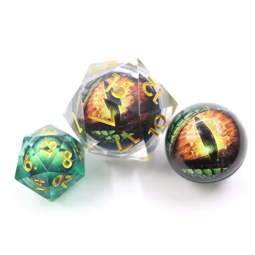 KOSTKA RPG SKARBIEC SMAUGA PŁYNNA KOŚĆ K20 3,3 CM
