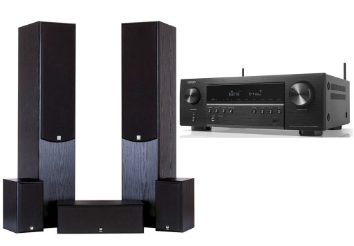 ZESTAW DENON AVR-S660H + WILSON CINEMATIC 5.0