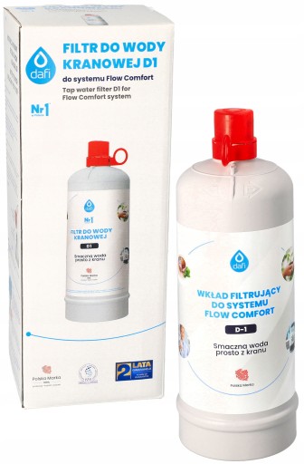 Filtr podzlewozmywakowy DAFI System filtrujący wodę DAFI FLOW COMFORT D1